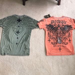 Affliction shirts mint